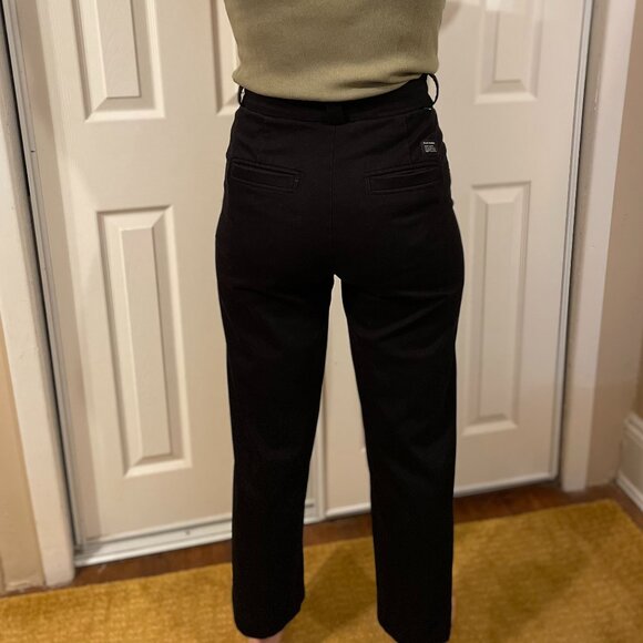 Frank and Oak Modern Flex High Rise Alice Pant in Black Size 6 - Picture 2 of 8
